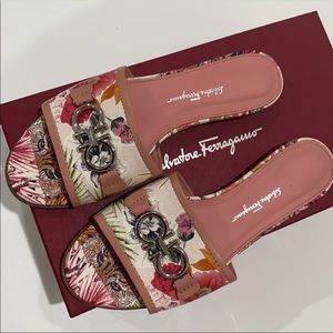 Salvatore Ferragamo Rhodes Slides